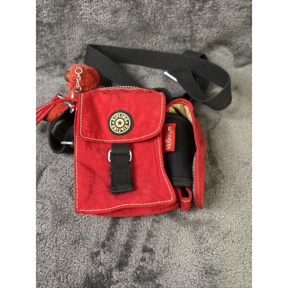 Kipling Mini Crossbody Bag Handbag Purse Dusty Red (Vitange) - Picture 10 of 13